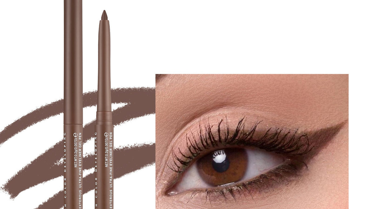 Colorful  Glitter Eyeliner Pencils Waterproof & Smudgeproof For Party, Halloween, Cosplay Makeup 12 Vibrant Shades